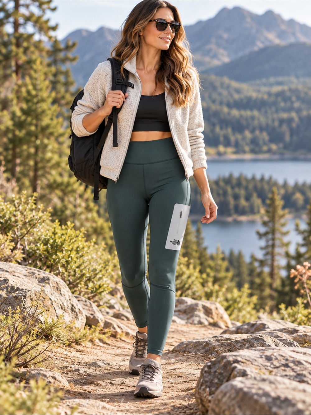 The North Face Paramount Tight Leggings Green High Rise NWT Women’s S